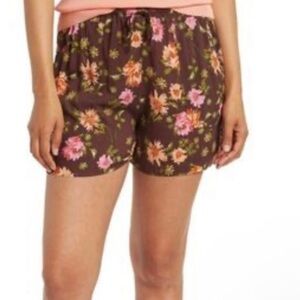 DR2 ELEANOR DRAWSTRING FLORAL SHORTS NEW MEDIUM